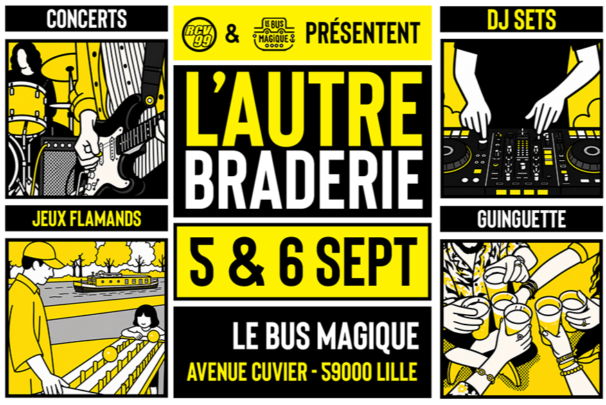Braderie de Lille - En direct du Bus Magique !